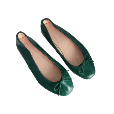 China Summer Casual Flat Shallow Mouth Ballet Bow All-match Quick-Dry All-match Leather Mary Jane Shoes for sale