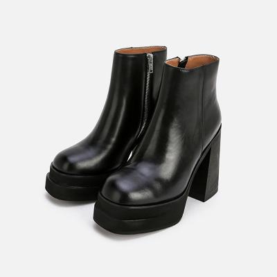 China Waterproof Classic Custom Women's High Heel Boots Boots Platform High Heels Women's Brand Women's Boots for sale