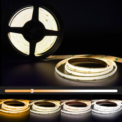 China Hot Sale 20W/M LE TDC 2700-6500K RF LANDSCAPE Adjustable Remote Control COB Flexible Strip Light for sale