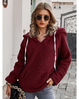 China Breathable Hot Sale Fashion Clothes Women's Fleece Hoodie Sweatshirt New Style Ladies Casual Tops for sale