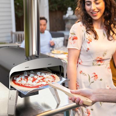 China Outdoor Wood Fired Adjustable Height Pizza Oven Portable Hardwood Pellet Pizza Oven Ideal for any outdoor kitchen for sale