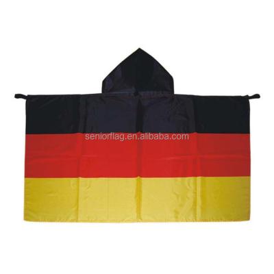 China Hot Promotional Body Flags Custom Printing Waterproof Popular Football Fan 3x5ft Germany National Flag Cap for sale