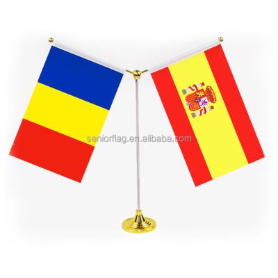 China Personal Table Region Templates Office Banner Belgium State Table Flag for sale