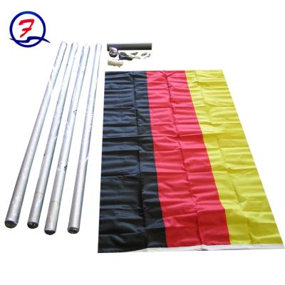 China Hanging 6m Removable 5 Sections Aluminum Portable Flag Pole /flag Pole Suppliers for sale