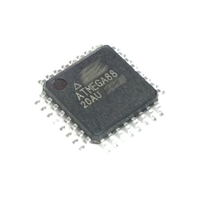 China Microcontroller chipMCU ATMEGA88 ATMEGA88-20AU microcontroller chip QFP32 new original hot selling MCU for sale