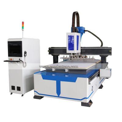 China Hotels HQD 9KW 1325 Spindle Linear ATC ATC CNC Router Machine with Leadshine 850w Servo Motor for sale