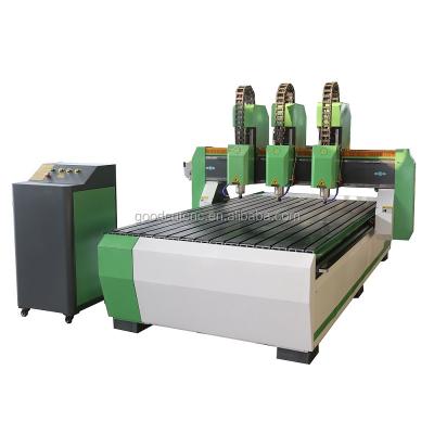 China 3 Heads Nice Price 1325 Independent Axis Multi Axis Auger 3 Heads CNC Router For Sale for sale