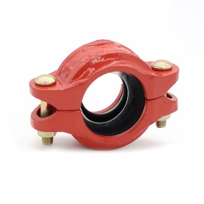 China Water System Certificated Customized Ductile Iron-ASTM A536 Approved Bolt Equal Pipe Fittings Threaded Splined Coupling for sale