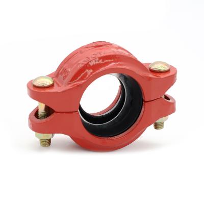 China Factory Direct Wholesale Rigid Coupling Water System Malleable Iron Pipe Fittings Flexible Coupling for sale