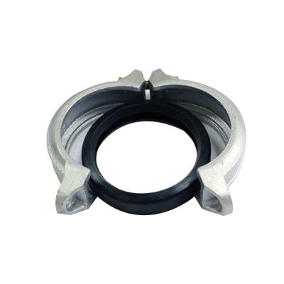 China Pipe Connected Ductile Fittings Manufacturer From China UL-FM Approval Rigid Pipe Coupling for sale