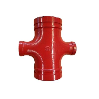 China Hose Connected High Quality Fire Protection Grooved Reducing Cross To FM-UL Approval for sale