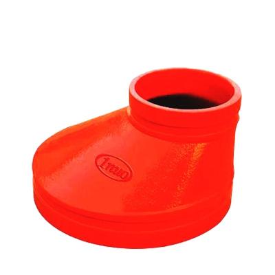 China Pipe Connected FM-UL-CE Listed Grooved Eccentric Pipe Fittings Reducer For Fire Fighting for sale