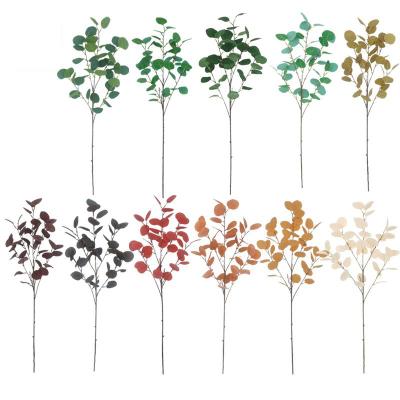 China Beautiful Colorful Home Wall Decor Artificial Hanging Eucalyptus Plant Garland Flower For Home Wedding for sale