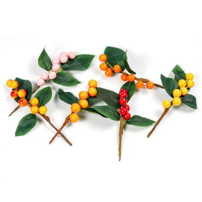 China Best Selling Golden Berry Artificial Flower Backdrop Artificial Natural Touch for sale