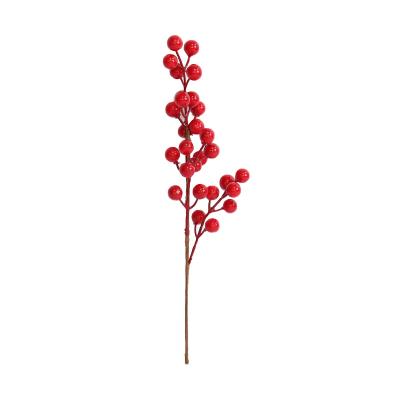 China Beautiful Colorful Christmas Decoration Supplies Plants Artificial Red Fruit Small Christmas Trees For Holiday Decorations for sale