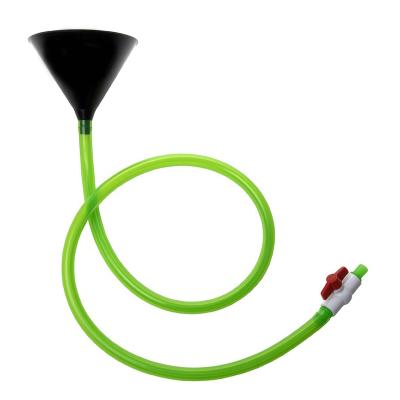 China Simple PVC Header Beer Funnel Bong With Valve For College Parts for sale