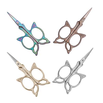 China European Embroidery Vintage Style Stainless Steel Precision Craft Scissors for sale