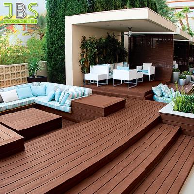 China Universal And Durable Eco-friendly/anti-aging/anti-UV/waterproof Cheap Composite Decking Garden Flooring for sale