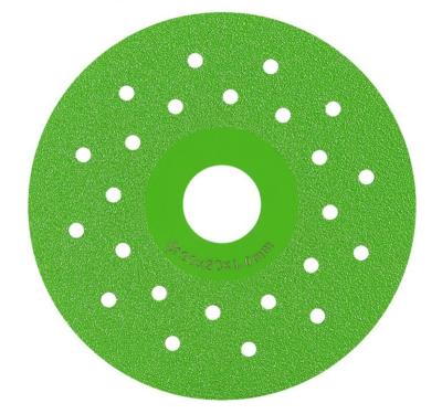 China High Speed.Straight Smooth Edge 4.5 Inch Porous Brazed Diamond Saw Blade Cutting Disc for Cutting and Grinding Tiles Granite Marble Ceramics for sale