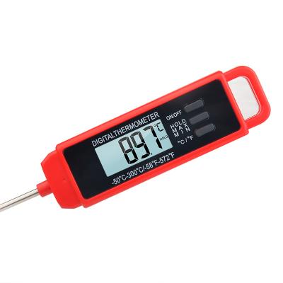 China Best Selling Kitchen Amazon Thermometers With Home Automatic Outdoor BBQ Rotating Backlight Screen Instant Read Meat Thermometer for sale