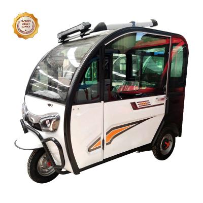 China New Hot Sale Fully Enclosed Cheap Electric Tuk Tuk Large Space Adult Electric Tricycles for sale