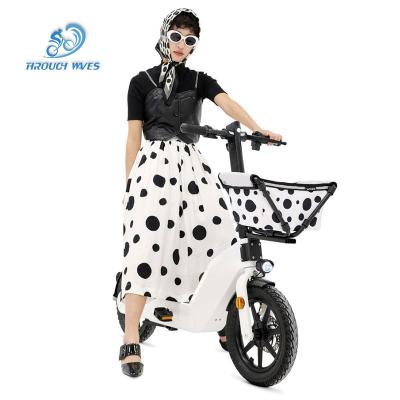 China Aviation Grade Aluminum Newly Designed Single Multifunctional City Electric Bike For Women for sale