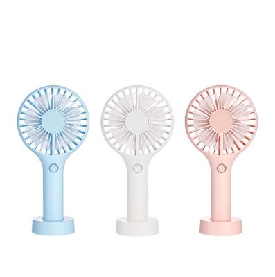 China Free Sample New USB Rechargeable Custom Wholesale Desktop Mini Rechargeable Battery Handheld Portable Fan for sale