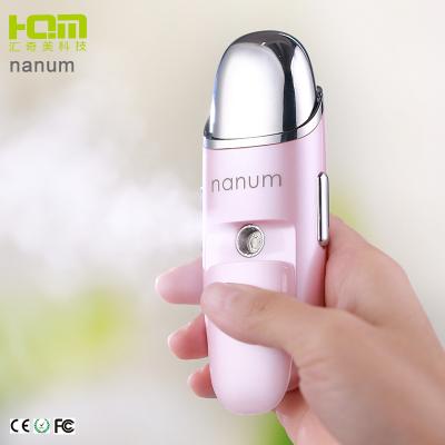 China Moisturizer 2 in 1 Mister Spray Bottle Moisturizing Water Spray + Nano Mist Massager Peel Nano Facial Mist Spray With Massager Function for sale