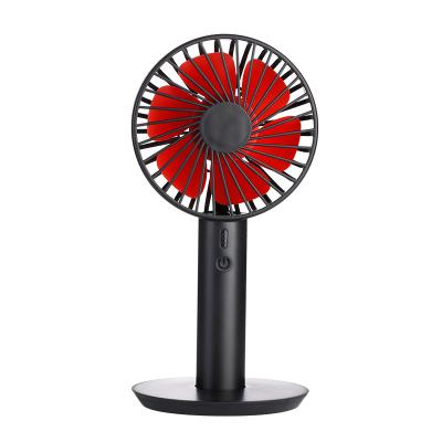 China Free Sample Summer Plastic Rechargeable Handheld Portable Battery Powered Mini Fan for sale