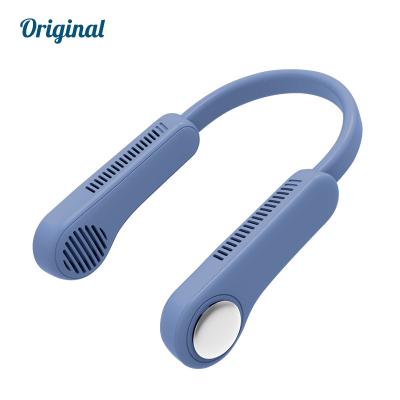 China Fan Portable Hands Free Bladeless Neck Fan Wholesales Summer Portable Cordless Turbo Comfortable Neck Hanging USB Hands Free Rechargeable Bladeless Mini Fan for sale