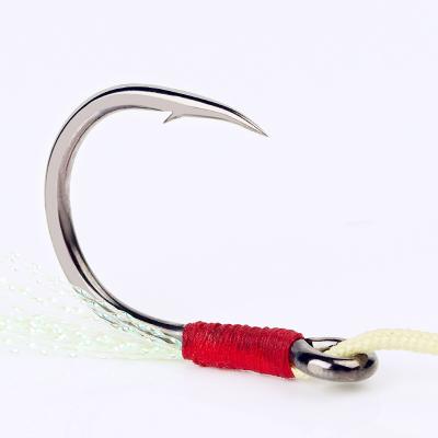 China Bright High Carbon Steel Bait Hook Bait Hook 5/0 France Metal Aid Hook 3X 7264 High Quality VMC Fish Hooks For Jigging Lure for sale