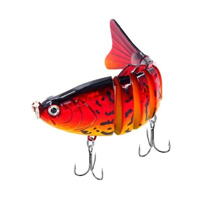 China ABS Plastic MR JIGGING Swimbait Shore Multi Joint Mount Lure 10cm 15.5g Hard Bait 6 Segmented Fishing Lures for sale