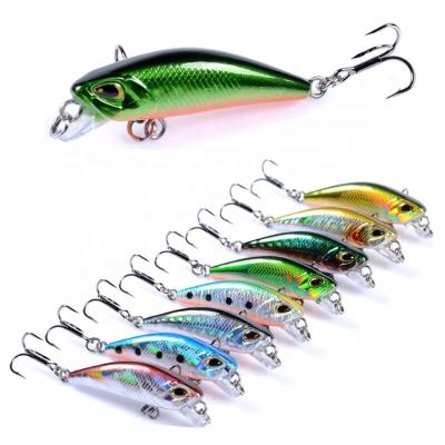 China ABC LURE MR 47mm 3.7g sinking minnow H009 fishing tackle BKK hook plastic wobbler swimbait fishing lure for sale