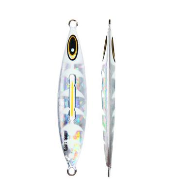 China Lead Antimony Alloy China Factory 100g 120g 150g 200g Deep Sea Fishing Lures Metal Jig With Glow Stick for sale