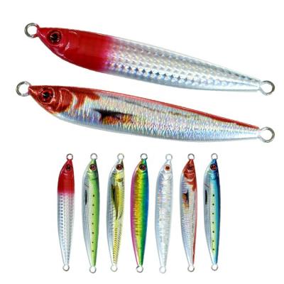 China MR JIGGING 80g 3D Lead Antimony Alloy Eye Lure Fish Seawater Deep Sea Metal Fishing Lure Jig Jig Building Metal Lead for sale