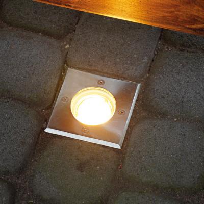 China Outdoor Garden 35W High Quality Waterproof Ground Lamp Buried Lamp Recessed Light Underground GU10 Light for sale