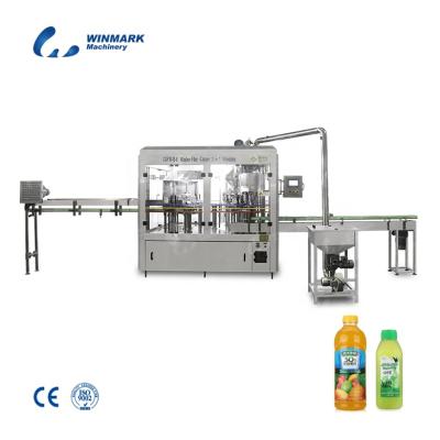 China Automatic PET/HDPE Food Bottled Milk Juice Filling Making Machine for sale