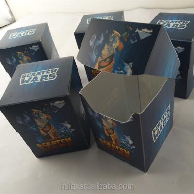 China Recyclable Deck Box Playing Game Yugioh Card Printing MTG Board Game Card Deck Plastic Box for sale