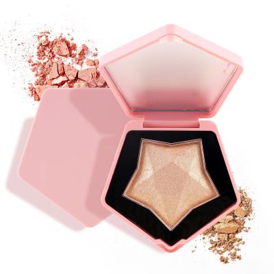 China High Luster Delicate Natural Waterproof Non-logo High Shine Pearl Star Powder 3 Color Disc Wholesale for sale