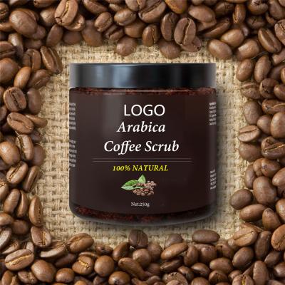 China High Quality Exfoliator 250g Coffee Scrub Body Cleansing Face Scrub Amazon Scrub OEM Skin Moisturizing for sale