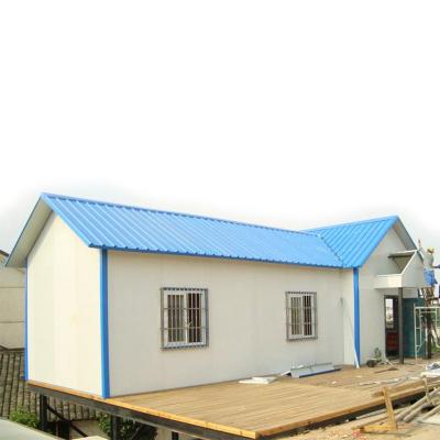 China Prefab Double Slope House Construction Site Warehouse Activity Warehouse Modern Luxury Custom Board House Slope Features Prefab Homes for sale