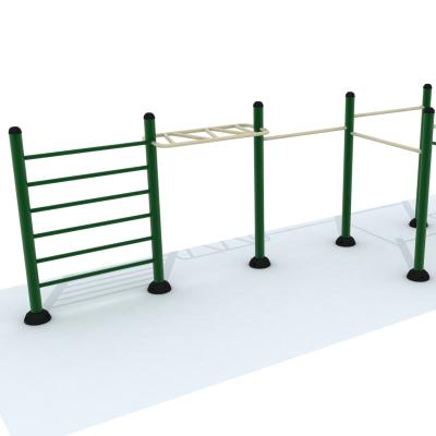 China Steel Or Galvanized Steel Tubes Park Small Street Workout Parallel Bars Steel Outdoor Fitness Gym Exercise Equipment Military For Adults for sale