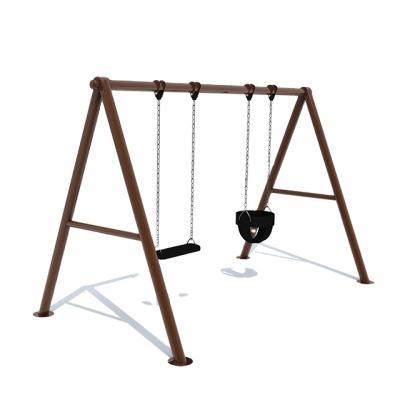 China CE modern high quality standard kindergarten outdoor patio swing for kids for sale