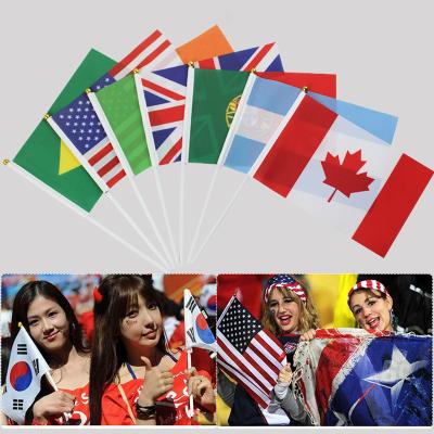 China Customized Outdoor Use Every Country Flag Cheap Knitted Country Flag 100% Polyester for sale