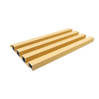 China Heat Resistance Cladding Wood Grain Exterior Wall Cladding Exterior Panels For Cover Metal Building Screen Panel for sale