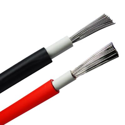 China Photovoltaic solar system power cable wire 12awg pv1f rat 1.5mm2 2.5mm2 4mm2 6mm2 pv1 f PV xlpe single core dc power plant anti UV resistant for sale