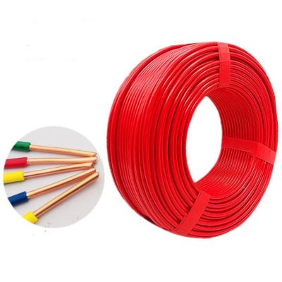 China Hot Selling Environmental Friendly 0.5mm 0.75mm 1.5mm 2.5mm 1mm Copper 16sqmm PVC Electrical Flexible Cabl And Household Building Wire for sale