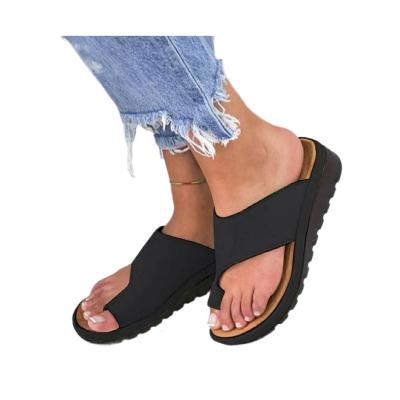 China Stain of women's slippers set-toe sandals foreign trade products large size women's shoes 2022 trend hot women's slippers fashion for sale