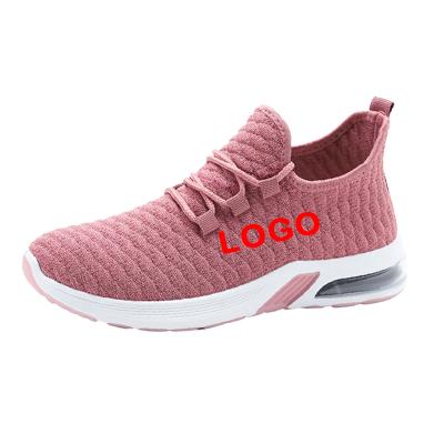 China 2022 Breathable New Style Portable Non Slip Pink Soft Bottom Running Women's Fashion Sneakers Air Cushion Sports Shoes for sale