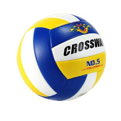 China Outdoor Professional Men And Woman Volleyball Students Instruct Outdoor Training Inflatable Voleibol Ball PVC Volleyball for sale